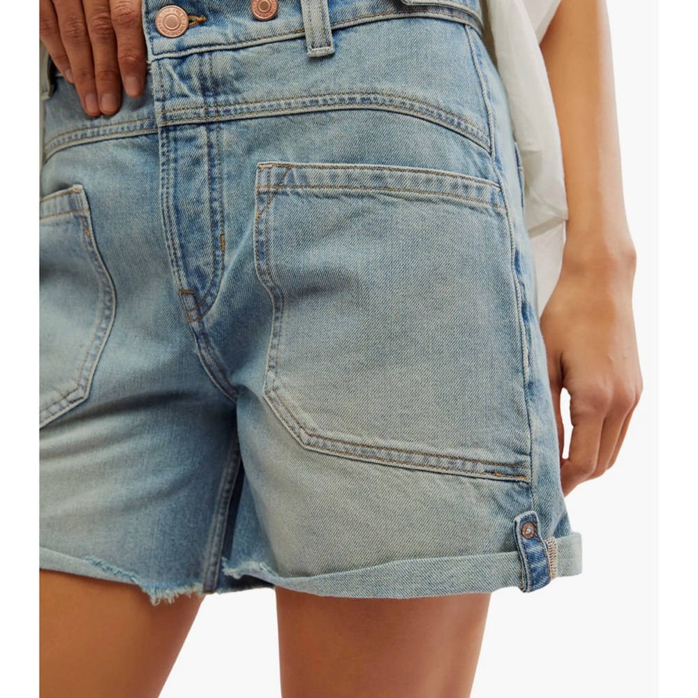 We The Free palmer cuffed denim shorts